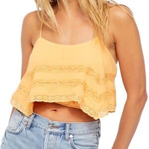 Free People Home Again Crop Cami Size L
